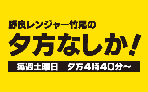 野良レンジャー竹尾の夕方なしか！